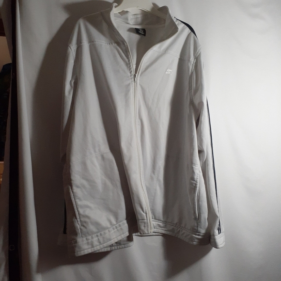 Starter Zip Up Jacket White 2XL {50-52} - Picture 9 of 11